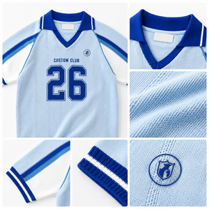 Suéter de Fútbol Personalizado, Estilo Vintage, Jersey Deportivo Tejido para el Día del Partido - Product Image 5