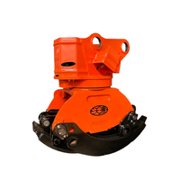 Godet grappin à bois rotatif hydraulique pour chargeuse compacte de 7 à 11 tonnes, à trois points, à vendre