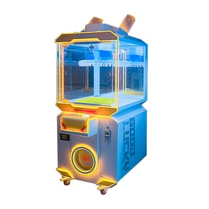 Claw Machine Prices One Player Plush Bear Penguin Toys Arcade Game With Trailer Outdoor Canopy Attraction <b>Doll</b> Machine - Product Image 3