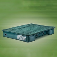 Matelas de camping gonflable pour pick-up, matelas pneumatique pour lit de camion avec pompe à courant continu, vert, taille double