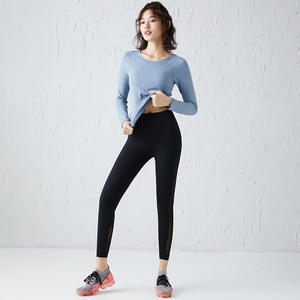 Ln446 Custom Gym Suits Women Active Wear Dancing Leggings Outfits <strong>Supplex</strong> <strong>Activewear</strong> 1 Piece Top Pants Yoga Sets - Product Image 6