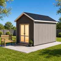 Cabane préfabriquée en acier léger à installation rapide, maisonnette chinoise étanche et écologique, durée de vie supérieure à 50 ans pour l'extérieur