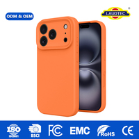 Coque de téléphone en silicone liquide ODM/OEM, respectueuse de la peau, pour iPhone 16 17 Pro / Air / Pro Max, protection améliorée contre les chutes, vente en gros