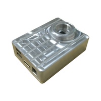 Boîtier en acier inoxydable durable usiné CNC monobloc pour capteurs industriels avec fixation personnalisée