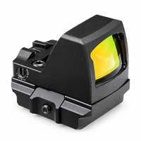Lunette de visée à point rouge Aimsharp Optics SV04 20 mm, viseur réflexe réglable, viseur holographique LED pour la chasse et le tir, noir/tan