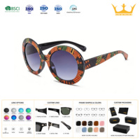 Nouveautés tendance, lunettes de soleil à monture intégrale avec protection UV400, unisexes, lunettes de soleil décorées pour les fêtes, pour les voyages en plein air, la plage