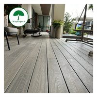En stock, panneau WPC co-extrudé antidérapant, aspect bois, sans entretien, pour terrasses et plateformes de observation