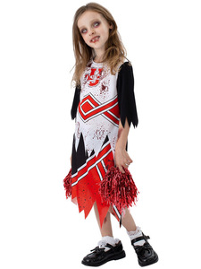 Ragazze Zombie <span class=keywords><strong>infermiera</strong></span> <span class=keywords><strong>Costume</strong></span> di Halloween spaventoso Killer di sangue <span class=keywords><strong>infermiera</strong></span> Cheerleading uniforme Horror costumi per bambini costumi - Product Image 4