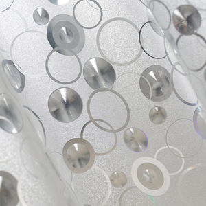 100% PEVA 3D cercle givré Semi-Transparent <span class=keywords><strong>rideau</strong></span> <span class=keywords><strong>de</strong></span> <span class=keywords><strong>douche</strong></span> doublure créative porte <span class=keywords><strong>de</strong></span> blocage <span class=keywords><strong>de</strong></span> l'eau pour salle <span class=keywords><strong>de</strong></span> bain aucun perçage requis - Product Image 2