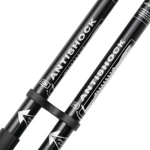 Bâtons de randonnée Explorer 65-135 cm en alliage d'aluminium télescopiques avec poignée droite - Product Image 2