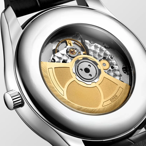 Montre mécanique automatique à phases de lune avec bracelet en cuir pour homme, style business décontracté, usage quotidien, Longinesing - Product Image 4