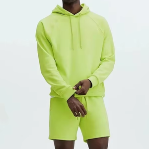Ensemble court pour homme personnalisé OEM, qualité supérieure, polyester et coton, sweat à capuche et short, nouvelle collection, en vente. - Product Image 3
