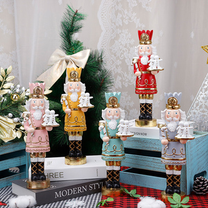 Redeco Nouveaux Ornements De Noël Personnalisés Résine Noyer Soldat Pain D'épice Homme <span class=keywords><strong>Casse</strong></span>-<span class=keywords><strong>Noisette</strong></span> Figurine De Noël Cadeau Décoration De La Maison - Product Image 4