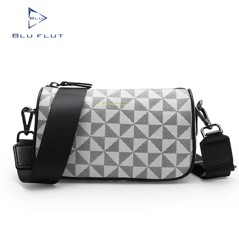 Blu Flut Moda Durável Mulheres Shoulder Bag Viagem Homens Mini Telefone Crossbody Wide Strap Sling Messenger Bag
