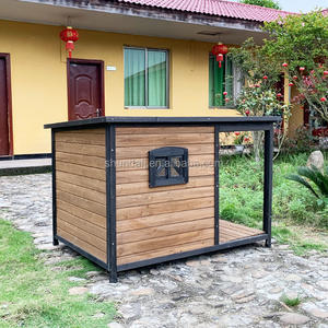 SDD019, casa de perro clásica de lujo para exteriores, grande, resistente a la intemperie, diseño ecológico, muebles para mascotas, perrera para cachorros, todas las estaciones - Product Image 5