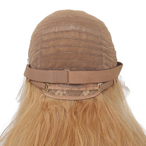 Perruques frontales sans colle 13x4 pour femmes, effet vague d'eau, ondulées, bouclées, avec ligne de cheveux naturelle, bonnet ajustable, cheveux synthétiques - Product Image 6