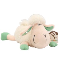 Peluche lestée de mouton d'alpaga mignon personnalisé poupée d'agneau en peluche pour enfant pour les cadeaux de vacances de sommeil profond