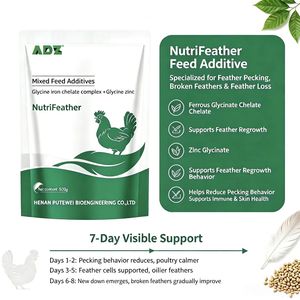 NutriFeather, Premezcla Nutritiva para el Cuidado <span class=keywords><strong>de</strong></span> Plumas <span class=keywords><strong>de</strong></span> Aves <span class=keywords><strong>de</strong></span> Corral, Mejora el Brillo <span class=keywords><strong>de</strong></span> las Plumas, Alivia el <span class=keywords><strong>Trastorno</strong></span> <span class=keywords><strong>de</strong></span> Picar - Product Image 5