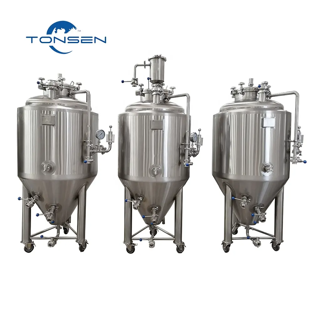 Home beer making machine 100L 200L 300L 500L 1000L automatic beer making brewery equipment turnkey project