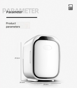 Mini Tủ Lạnh 8 Có Thể/6 Lít Nhỏ Tủ Lạnh 110VAC/12V DC Xách Tay Nhiệt Lạnh Và Ấm Hơn Tủ Đông Skincare Bàn - Product Image 5