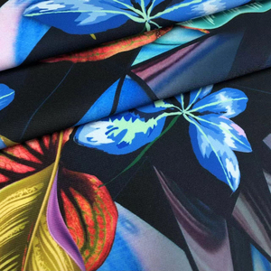 Tessuto Spandex in <span class=keywords><strong>poliestere</strong></span> stampato tropicale ad alta elasticità morbida e traspirante a 4 vie per costumi da bagno Lingerie vestito Tricot - Product Image 5