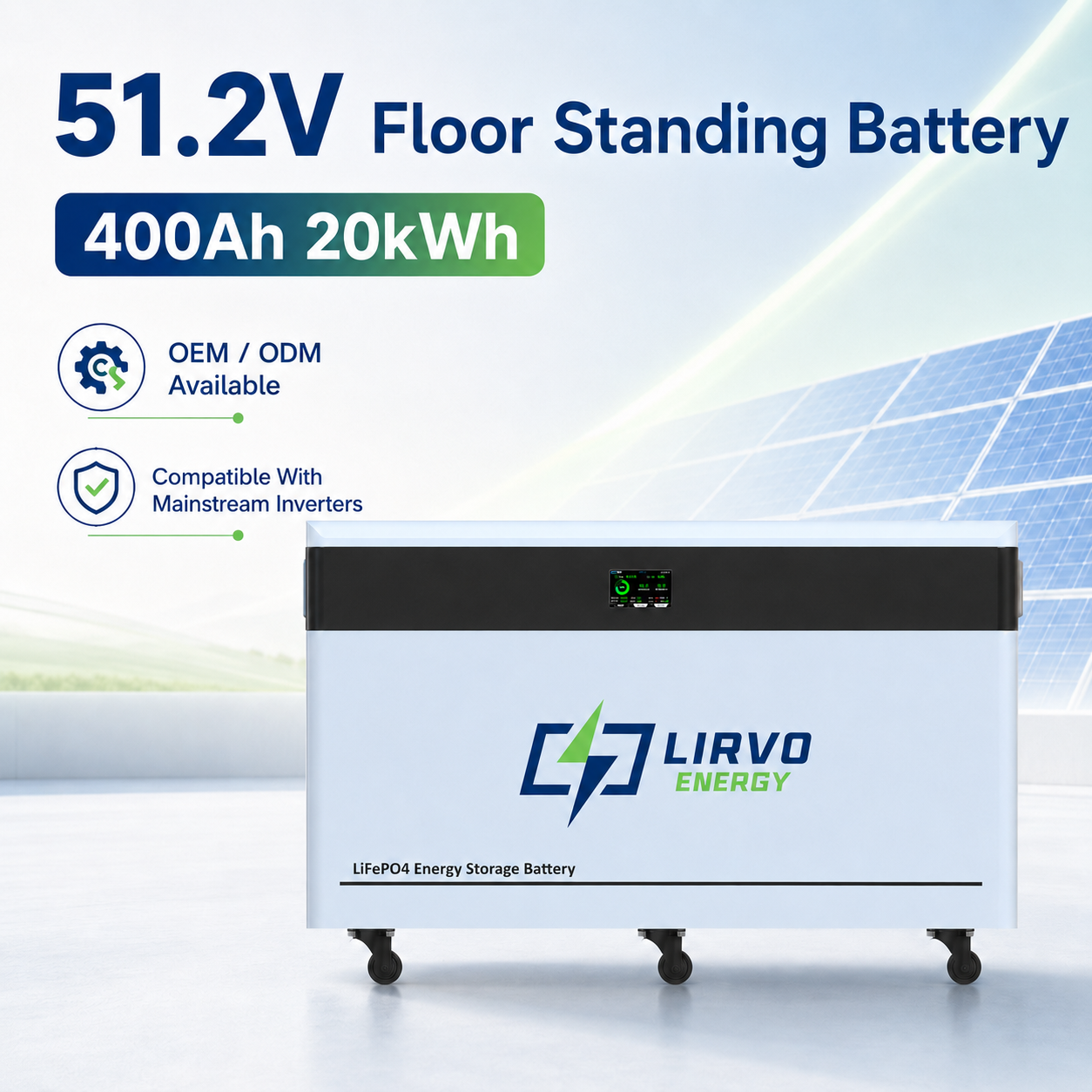 <strong>2026</strong> New Deep <strong>15kWh</strong> 20kWh 40kwh 51.2V 300Ah <strong>Battery</strong> Lifepo4 400AH 800AH Lithium Ion <strong>Battery</strong> Pack Home Energy Storage System