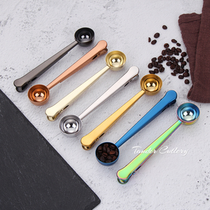 Cuchara Medidora de 15 ml con Clip para Bolsa, de Acero Inoxidable, Multifuncional, para Matcha, Café, Polvo de Granos, Utensilio de Cocina - Product Image 3