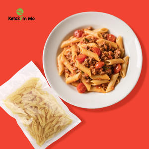 Ketoslimmo Campione Gratuito all'Ingrosso OEM <span class=keywords><strong>Pasta</strong></span> Penne di Konjac Shirataki a Basso Contenuto di Carboidrati Keto-Friendly Italiana in Sacchetto - MOQ 500 Sacchetti - Product Image 1