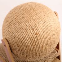 Poteau à gratter pour chat en sisal interactif avec balles de grande roue pour chats d'intérieur Surface à gratter durable pour l'entretien des griffes
