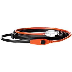 DB 3FT 7W/FT Heat Tape Pipe <b>Heating</b> Cable with Built-in Thermostat for Pipe <b>Heating</b> <b>Equipment</b> - Product Image 1