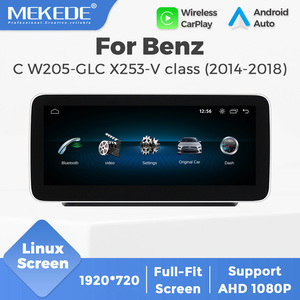 MEKEDE EU STOCK Sistema Linux Pantalla WiFi BT Car-play Auto Dual-core Cortex-<span class=keywords><strong>A7</strong></span> para Benz Clase C W205-GLC X253-V 2014-2018 NTG <span class=keywords><strong>5.0</strong></span> - Product Image 1
