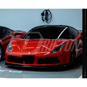 ขอบด้านหน้าคาร์บอนไฟเบอร์แห้งสไตล์ VST สำหรับ Ferrari 488 GTB 2015-2018 - Product Image 2