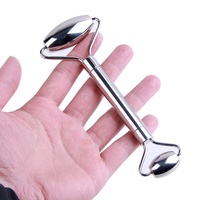 Ensemble de rouleaux de glace pour le visage en acier inoxydable, outil Gua Sha pour le massage du visage et les soins de la peau