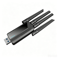 Adaptateur WiFi 6 USB AX3000 avec logo personnalisé, double bande 2.5G 5G, carte réseau sans fil, port USB 3.0 Gigabit pour PC portable
