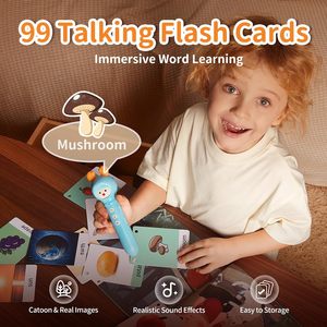 Ensemble de livres parlants Alilo pour les enfants de <span class=keywords><strong>3</strong></span> à 6 <span class=keywords><strong>ans</strong></span>, <span class=keywords><strong>3</strong></span> livres audio interactifs et 100 cartes flash, mémoire 16 Go, jouet éducatif unisexe - Product Image 4