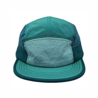 Gorra de poliéster para correr Maratón, gorra de trail running personalizada de 5 paneles de alta calidad, 5 paneles