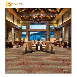 High quality hotel 3D printed carpet the whole flame-retardant commercial thickened patchwork carpet