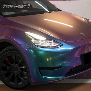 Prix usine Échantillons gratuits Livraison à <span class=keywords><strong>court</strong></span> terme Peaux de carrosserie de voiture brossées mystiques Film d'emballage en vinyle - Product Image 5