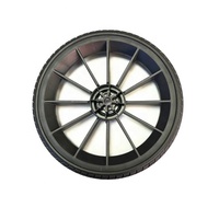 Roue en mousse de polyuréthane PU de 10 pouces et 11 pouces pour poussette de bébé