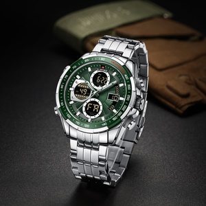 Montre originale Naviforce 9197S pour homme, affichage de la semaine, mouvement japonais, prix des montres, affichage numérique LED, Guangzhou Jam Tangan Analogique - Product Image 5