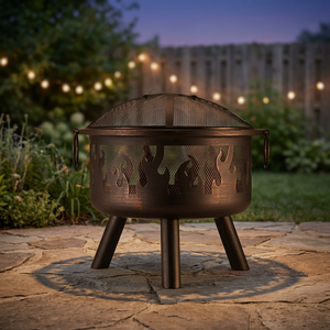 Peinture résistante à la chaleur, design autoportant, pour cuisson au charbon/au bois en extérieur et barbecue - Product Image 3
