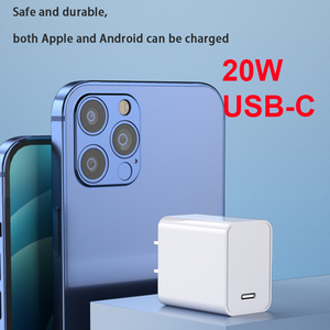 PD 20W 1 puerto <span class=keywords><strong>USB</strong></span> <span class=keywords><strong>C</strong></span> Tipo-<span class=keywords><strong>C</strong></span> Cargador de pared Tendencia eléctrica Teléfono celular <span class=keywords><strong>USB</strong></span> <span class=keywords><strong>C</strong></span> Cargador con enchufe de EE. UU. Para UL CUL 62368 - Product Image 2