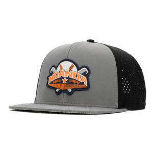 Casquette de baseball TCAP Chine, vente en gros, logo personnalisé, 6 panneaux, haute qualité, polyester imperméable, découpe laser, trous perforés - Product Image 1