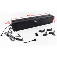Barre de son ATV UTV 26 pouces, haut-parleur personnalisé pour SSV, marine, golf, synchronisé avec les rythmes musicaux, télécommande