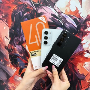 สมาร์ทโฟน Spark 40 Pro+ Android 15 ขายดี หน้าจอ HD 6.8 นิ้ว LTE ชิปประมวลผล Deca Core หน่วยความจำ 16+512GB แบตเตอรี่ 65000mAh รองรับภาษาสเปน/อังกฤษ - Product Image 4