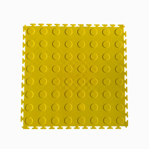 Interlocking Rubber Grid Flooring Anti Slip Industrial PVC Floor Mat For Auto Repair Shop Machine Maintenance Indoor Outdoor Use - Product Image 4