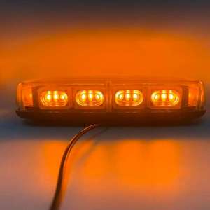 12V Amber LED Emergency Warning Light Bar Surface Mount Strobe Light for Trucks Utility Vehicles - Product Image 4