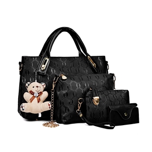 Vendita all'Ingrosso di Borse da Donna Popolari 2025, Nuovo Stile alla Moda e Casual, Set di Quattro Pezzi con Orsetto, Borsa Madre-Figlia, Borsa a Tracolla - Product Image 3