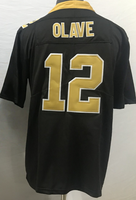 Jahitan Berkualitas Terbaik Dapat Disesuaikan # 41 KAMARA # 12 OLAVE # 7 HILL  Jersey Sepak Bola Amerika