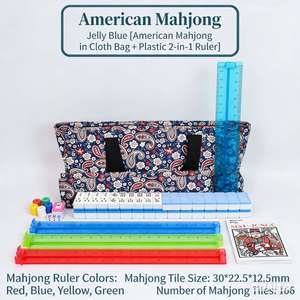 Nuevo Producto: Juego de Mahjong Acrílico, Fichas de Mahjong Coloridas Tipo Gelatina, Colores Personalizables, Juegos Familiares, Clubes Sociales, Clubes Recreativos - Product Image 4